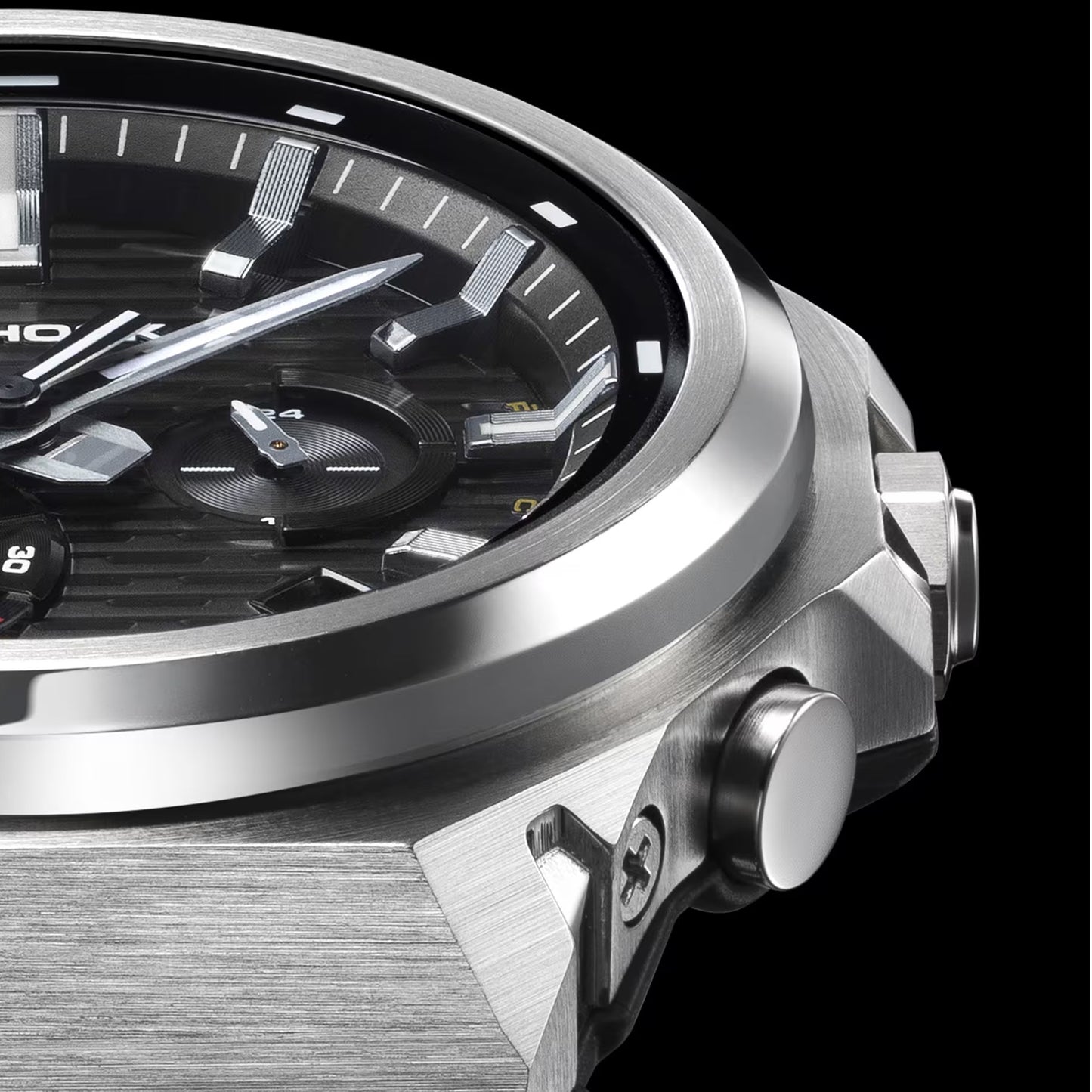 Men's Casio G-Shock G-Steel Analog Tough Solar Watch with Black Dial (Model: GSTB1000D-1A)