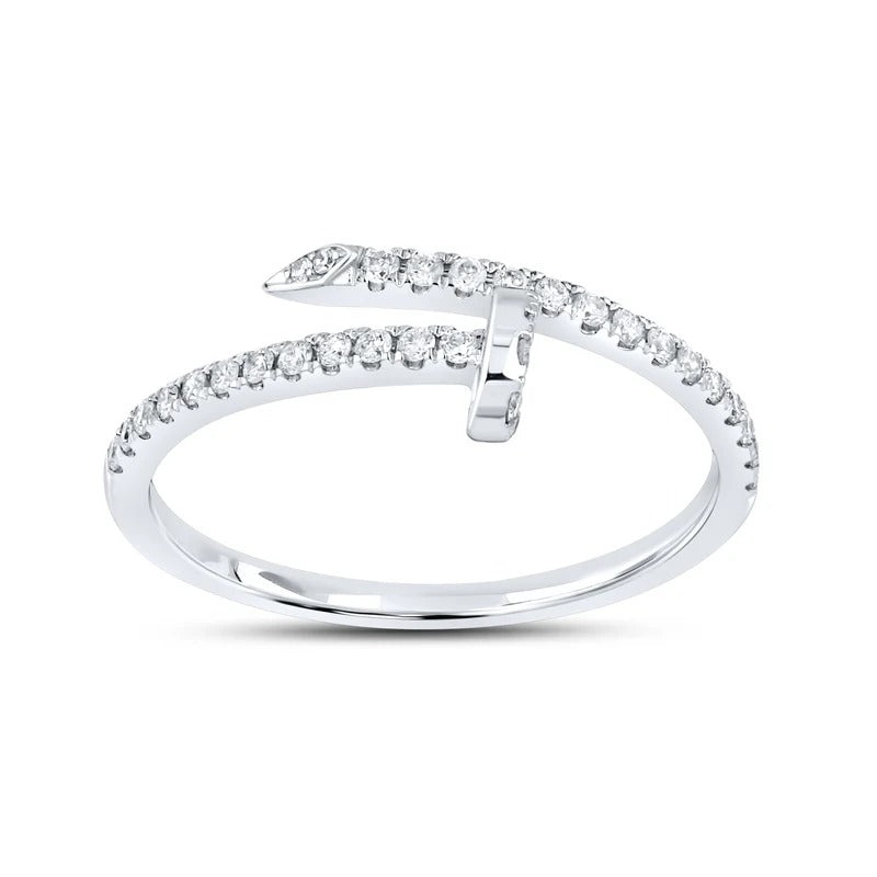 14kt White Gold 0.25 CTW Natural Diamond Ring