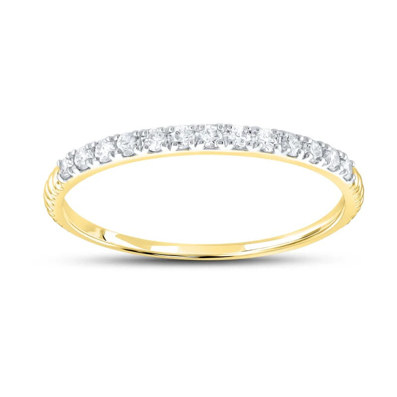 14kt Yellow Gold 0.20 CTW Natural Diamond Band