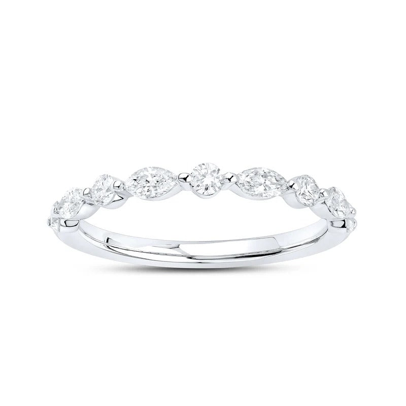 14kt White Gold 0.47 CTW Lab Diamond Band