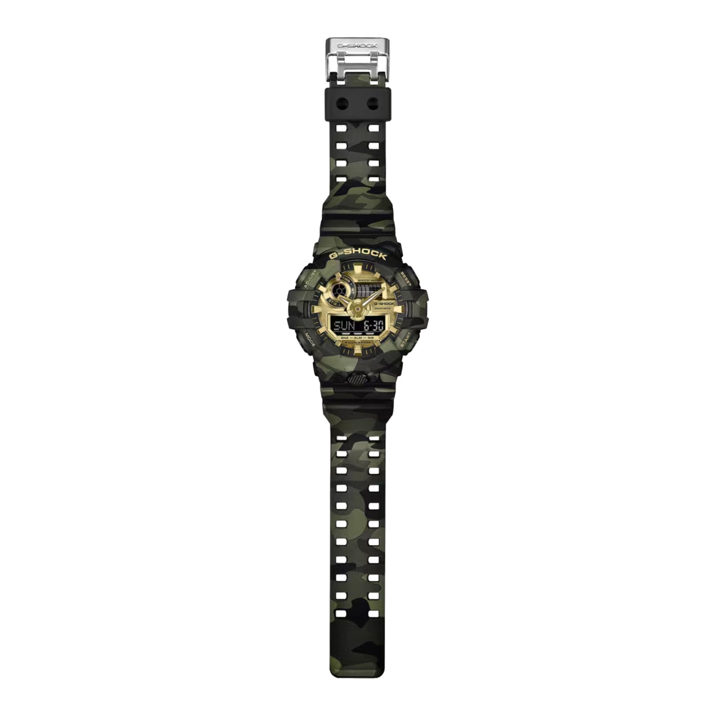 Casio G-Shock GA-700 Series Analog & Digital Gold Dial Watch