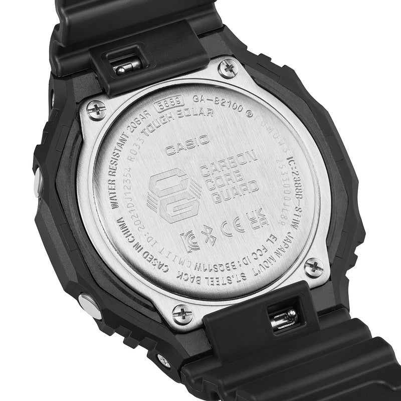 Casio G-Shock Analog-Digital Electro Green and Black Resin Tough Solar Connected Watch - GAB2100BEG-1A