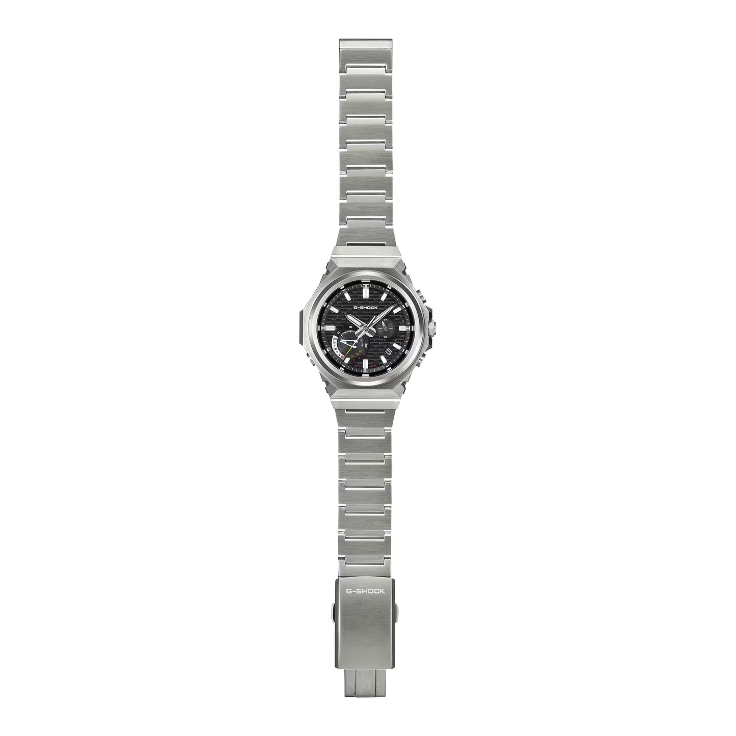 Men's Casio G-Shock G-Steel Analog Tough Solar Watch with Black Dial (Model: GSTB1000D-1A)