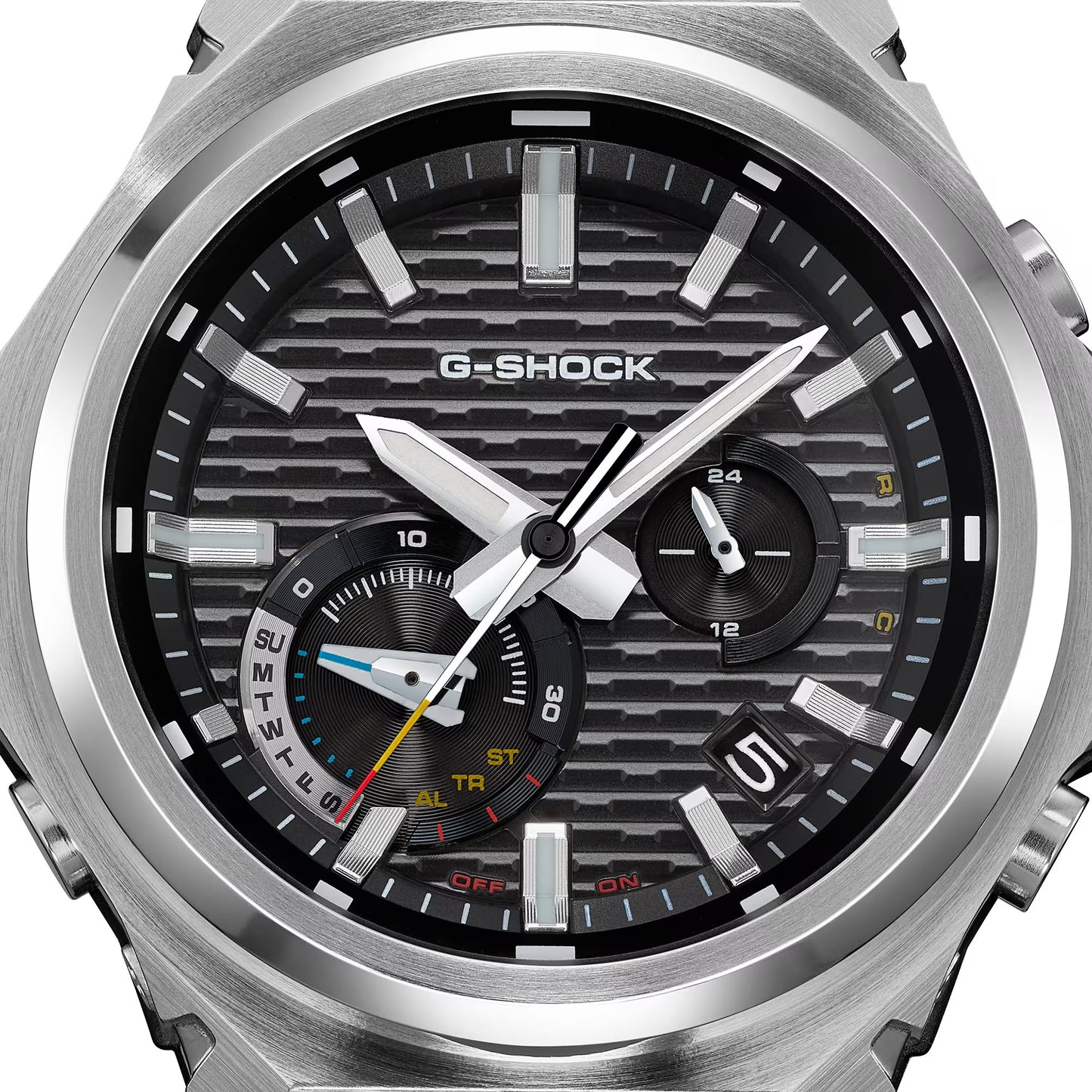 Men's Casio G-Shock G-Steel Analog Tough Solar Watch with Black Dial (Model: GSTB1000D-1A)