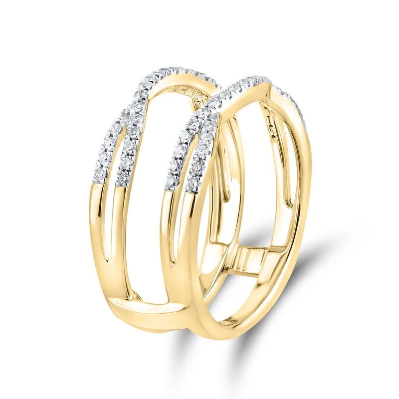 14kt Yellow Gold 0.31 CTW Natural Diamond Enhancer
