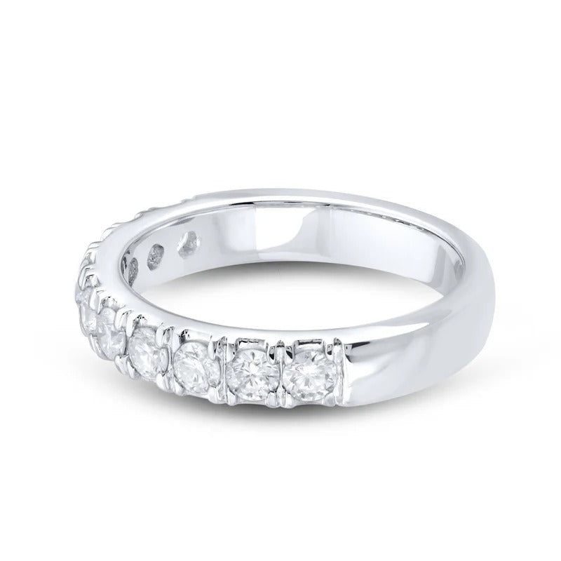 14kt White Gold 0.75 CTW Natural Diamond Band