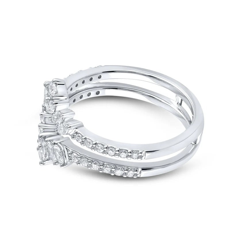 14kt White Gold 0.75 CTW Natural Diamond Enhancer