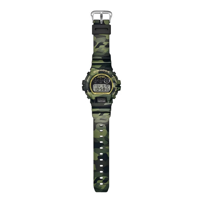 G-Shock DW6900 Bold Camo Ana-Digi Green Gold (DW6900CMG-3)