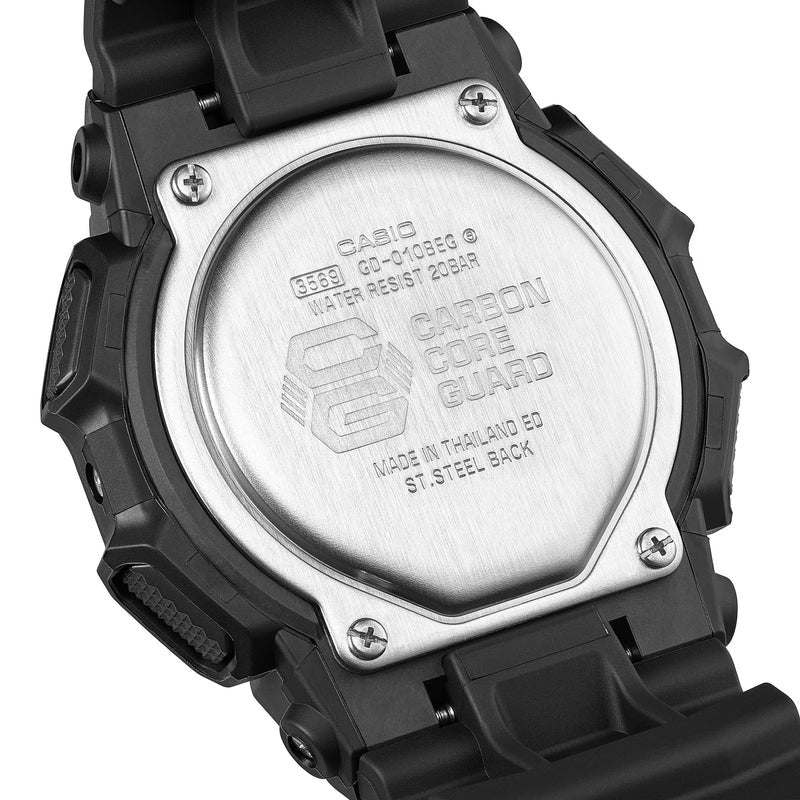 Casio G-Shock Digital Elector Green Black Resin Strap Watch - GD010BEG-1