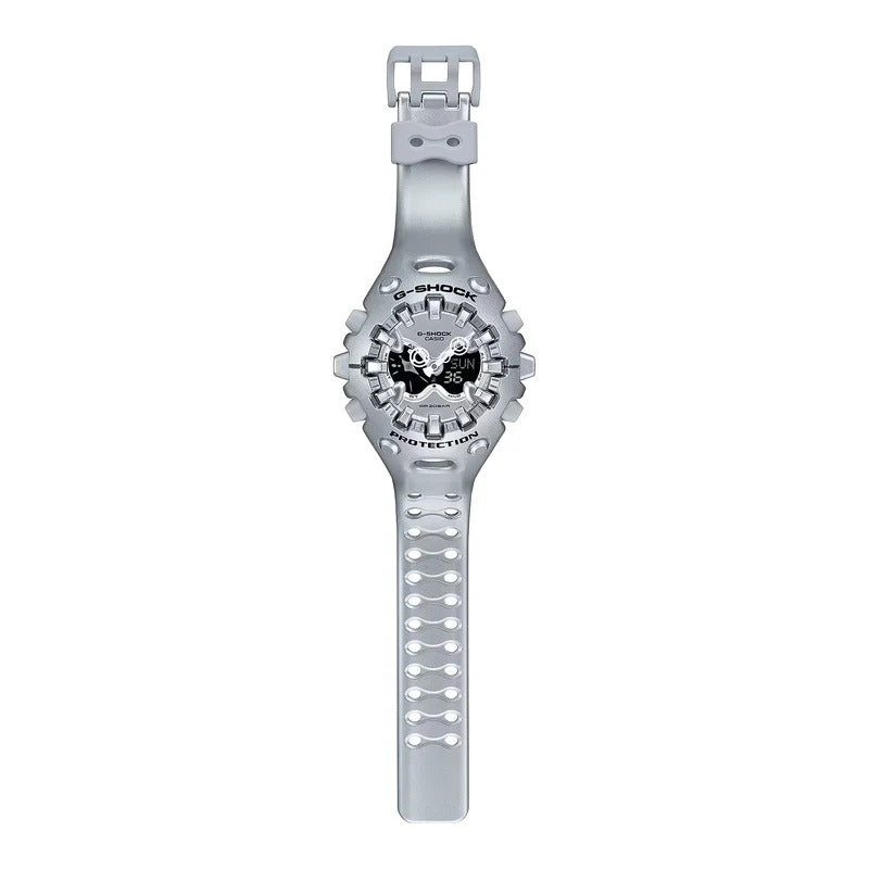 G-shock Ga-v01a-8a Men's Shock-resistant Digital Analog Watch Silver