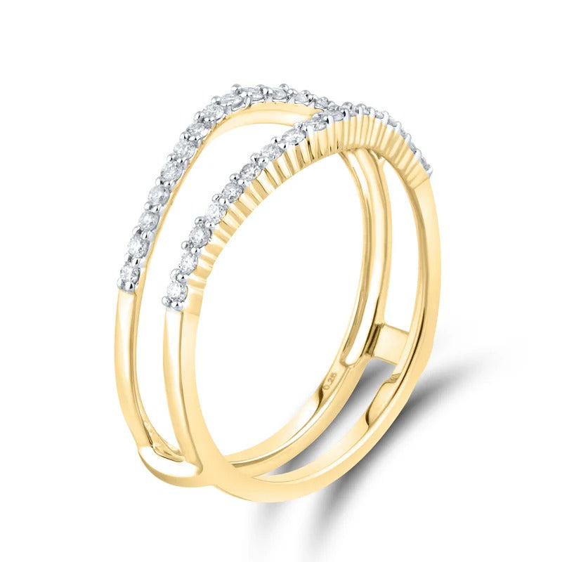 14kt Yellow Gold 0.26 CTW Natural Diamond Enhancer