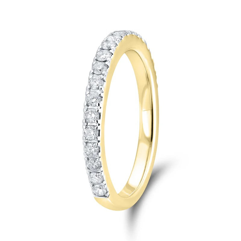 14kt Yellow Gold 0.50 CTW Natural Diamond Band