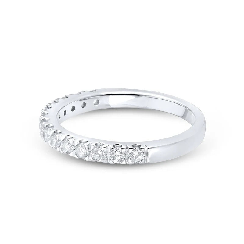 14kt White Gold 0.50 CTW Natural Diamond Band