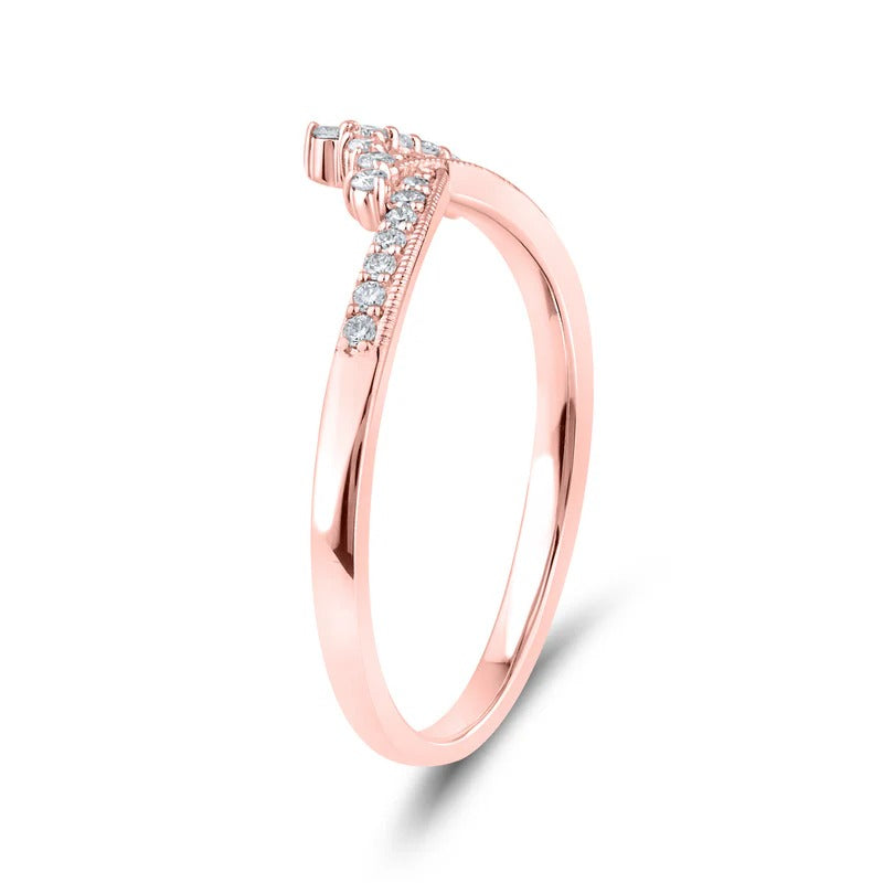 14kt Rose Gold 0.16 CTW Lab Diamond Band