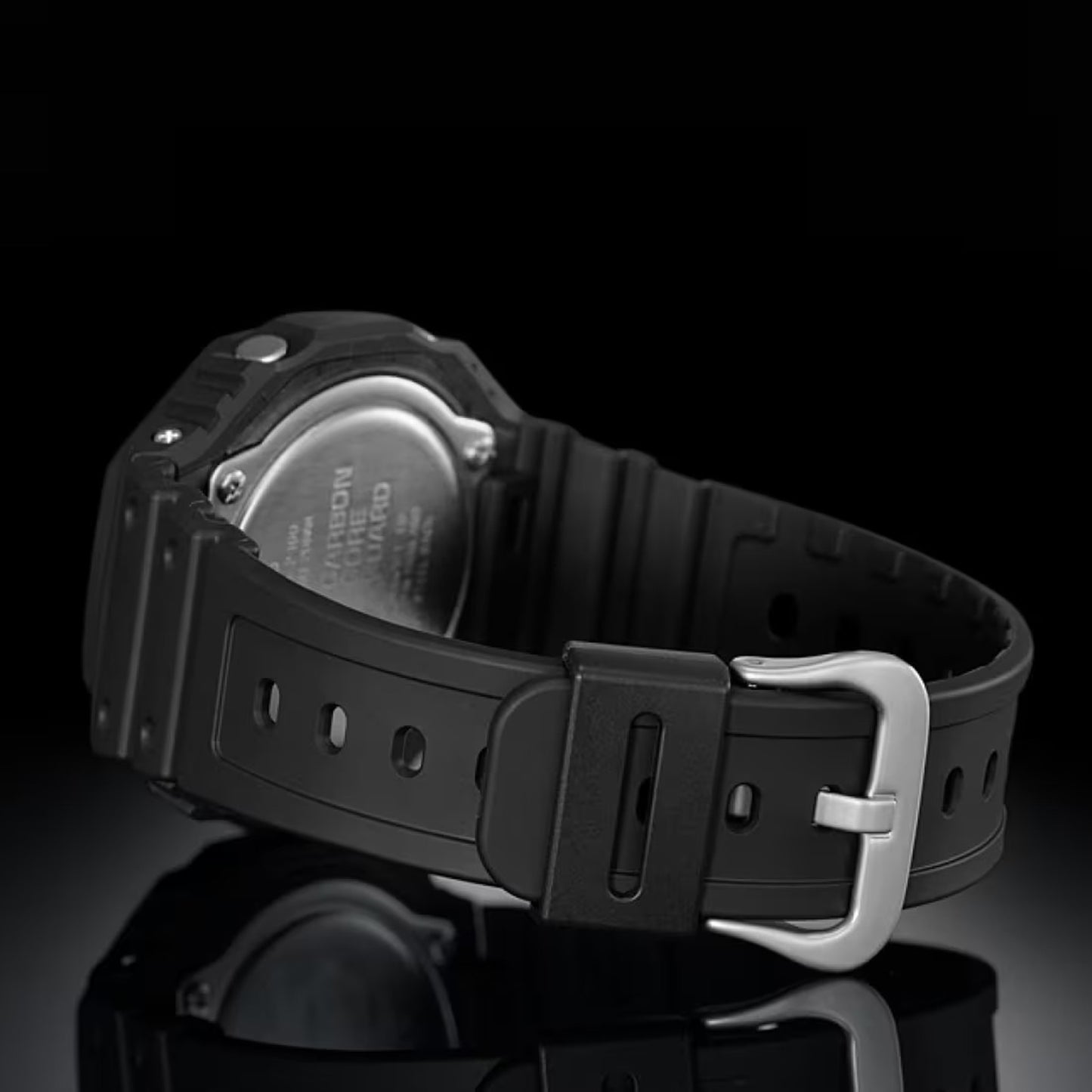 Men's Casio G-Shock Carbon Core Guard Analog-Digital Black Resin Band Watch GA2100-1A1