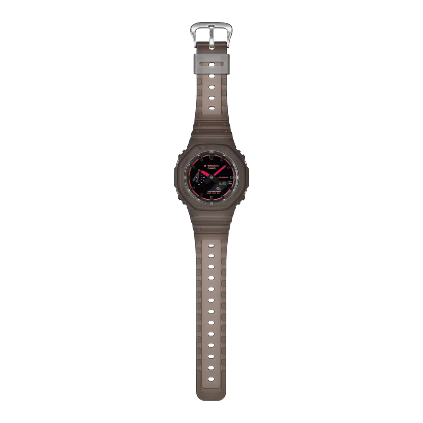 Casio G-Shock Smoke Light Analog-Digital Brown Resin Watch