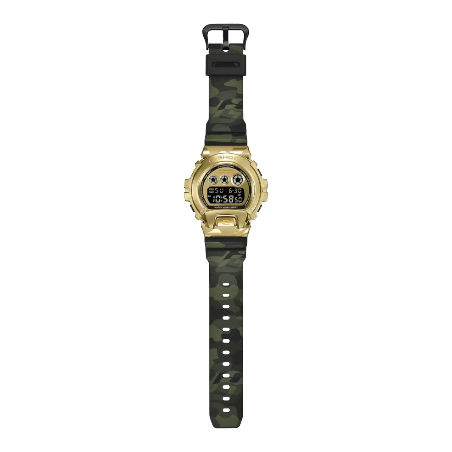 CASIO G-SHOCK GM-6900CMG-3 CAMO AND GOLD Camouflage Digital Men Wrist Watch