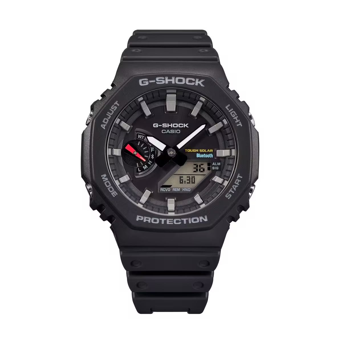Casio G-Shock Analog-Digital Tough Solar Connected Black Watch | GAB2100-1A
