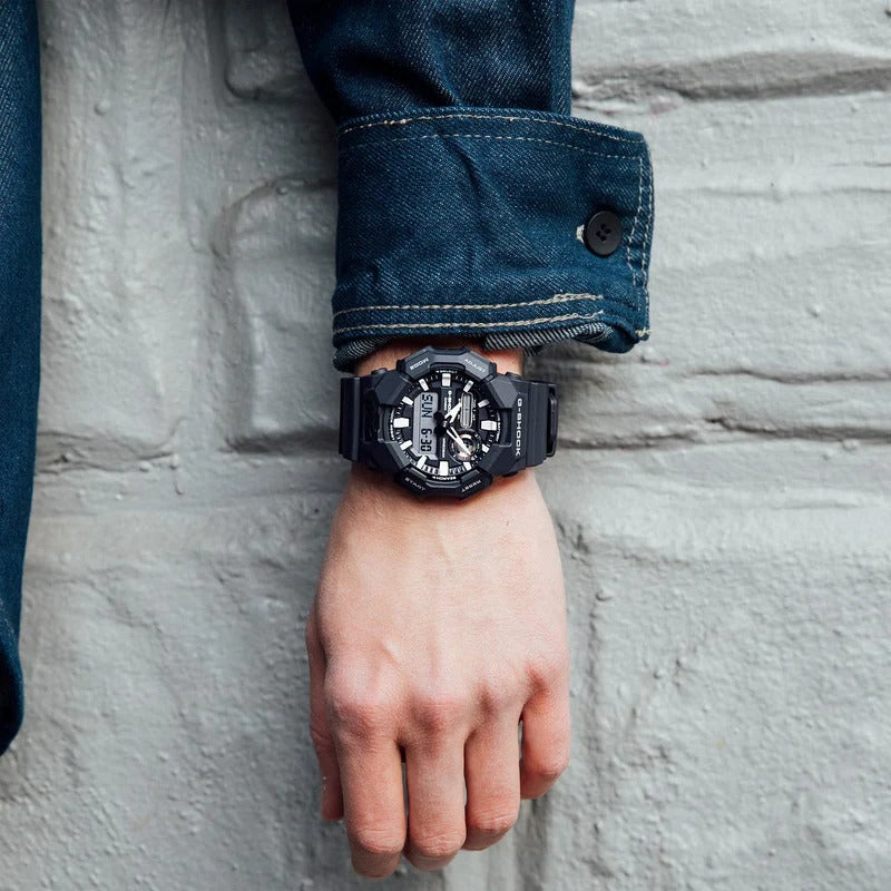 Casio G-Shock Analog-Digital Black Resin Strap Watch - GA-010-1A1