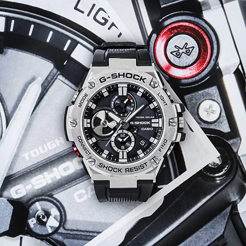 Casio G-Shock G-STEEL GST-B100-1A Solar Bluetooth Men's Watch